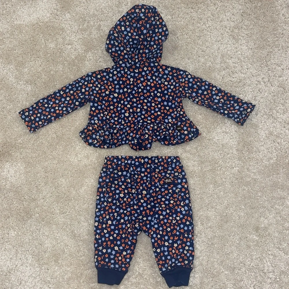Tea Collection Floral Sweatsuit